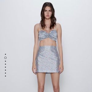 COPY - Zara Floral Mini Skirt and Top